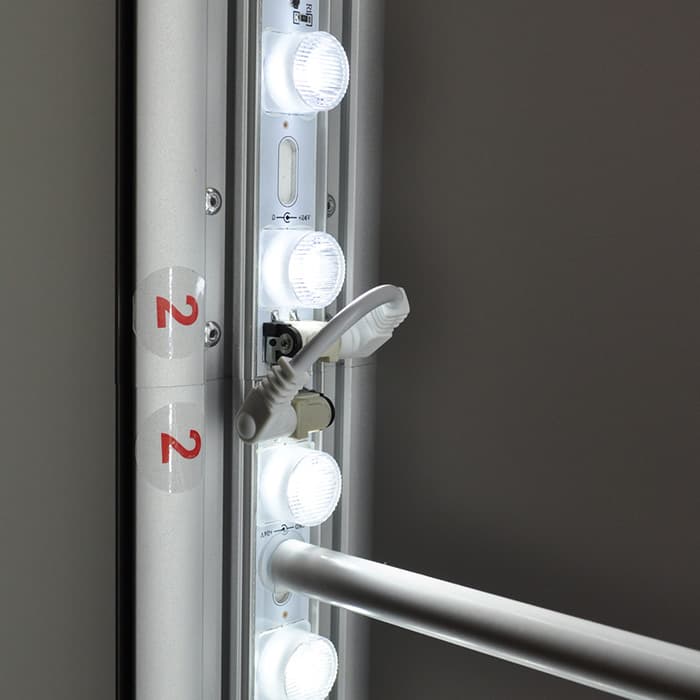 Freestanding LED Frame double-sided